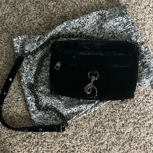 Rebecca Minkoff velvet crossbody bag